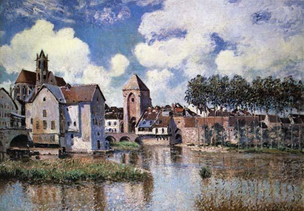 Alfred Sisley Moret-sur-Loing France oil painting art